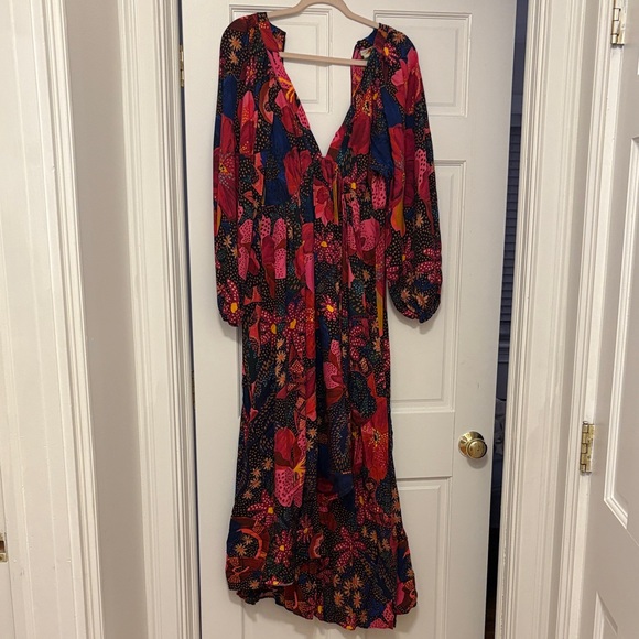 FARM Rio Dresses & Skirts - FARM Rio Colorful Long Sleeve Dress